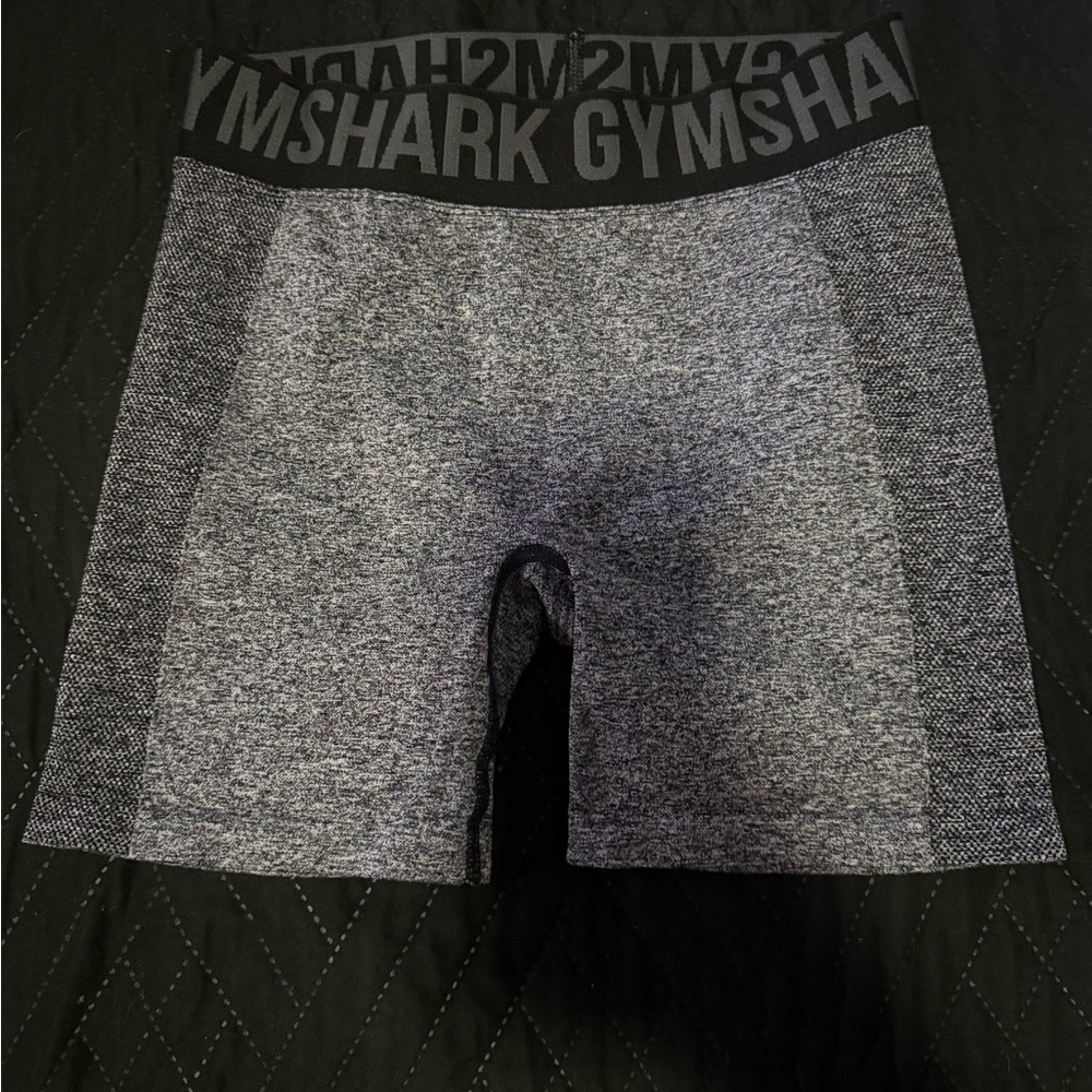 Gymshark Black and Gray Athletic Shorts